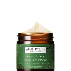 Antipodes Soin De Nuit|Soin Naturel & Ecoresponsable|Avocado Pear                Crème de Nuit Nourrissante