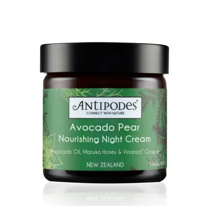 Antipodes Soin De Nuit|Soin Naturel & Ecoresponsable|Avocado Pear                Crème de Nuit Nourrissante