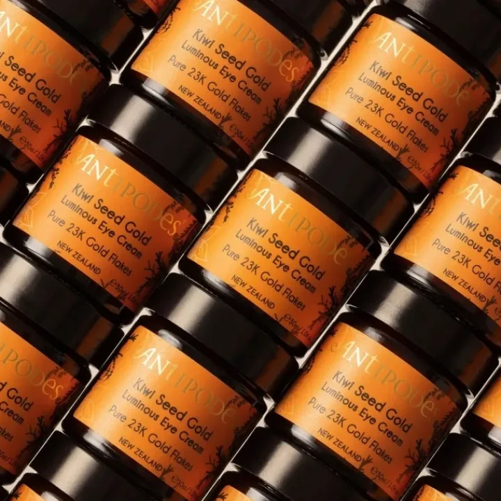 Antipodes Soin Yeux & Lèvres|Éclat d'Or                Contour des Yeux à l'Huile de Graine de Kiwi