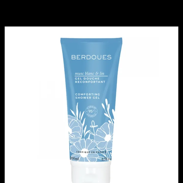 Berdoues Gommage & Bain|Musc Blanc & Lin Gel Douche