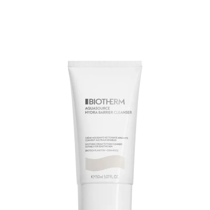 Biotherm Nettoyant Visage|Aquasource Hydra Barrier Crème Nettoyante Moussante