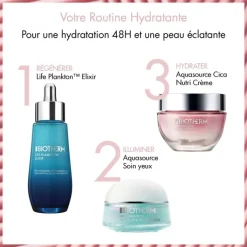 Biotherm Soin Yeux & Lèvres|AquaSource Total Eye Revitalizer                Gel-Crème Contour Des Yeux à la Caféine