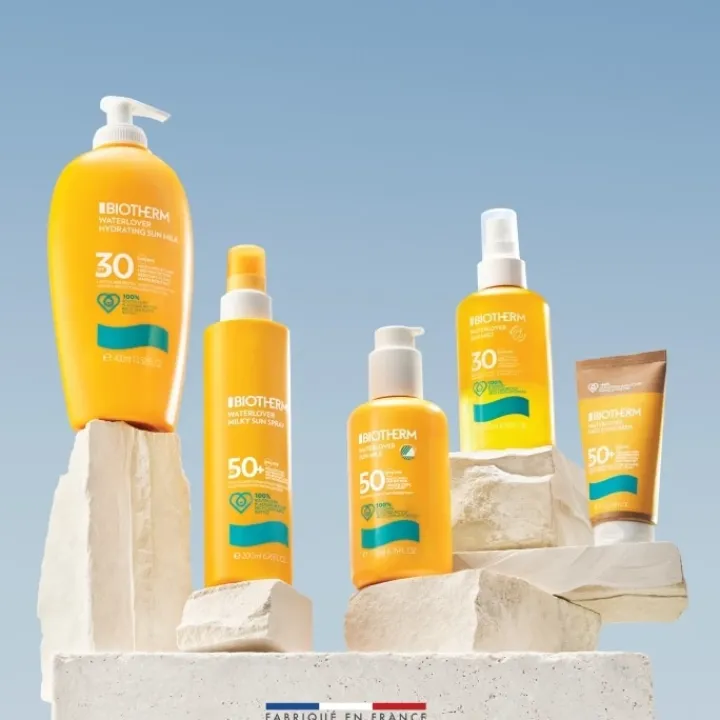 Biotherm Protecteur Solaire|Waterlover Crème Solaire Visage Anti-âge SPF 50