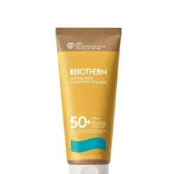 Biotherm Protecteur Solaire|Waterlover Lait Solaire Hydratant Visage & Corps SPF 50+ - Tube Éco-conçu