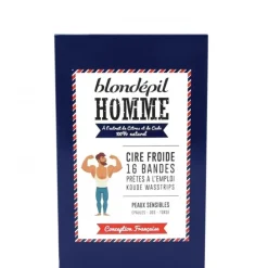 Homme Blondépil Homme Soin Corps & Cheveux|               Cire Froide 16 Bandes