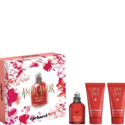 Femme Cacharel Coffrets Pour Elle|Coffret Parfum Femme|Amor Amor                Coffret Eau de Toilette et Laits Corps