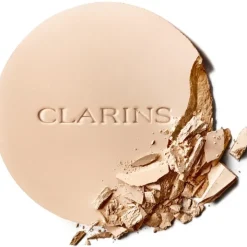 CLARINS Poudre|Ever Matte Compact Powder                Poudre Compacte Matifiante Infusée Au Lait De Pêcher