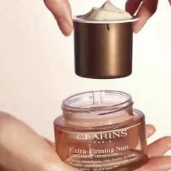 CLARINS Soin De Nuit|Extra-Firming Nuit                Crème Fermeté Anti-Âge Toutes Peaux - Recharge Pot
