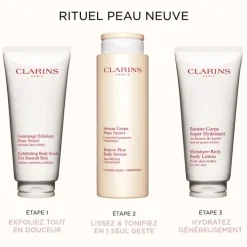 CLARINS Soin Hydratant, Nourrissant, Anti-Âge|Serum Corps Peau Neuve                Soin Corps