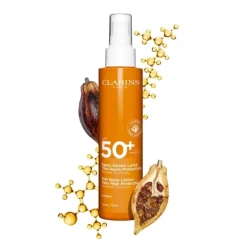 CLARINS Protecteur Solaire|Spray Solaire Lacté Très Haute Protection Corps SPF50+ Lait Solaire Corps