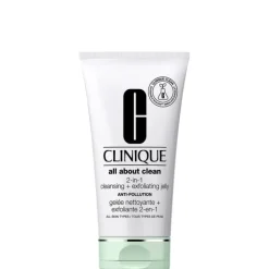 CLINIQUE Nettoyant Visage|All About Clean                Gelée Nettoyante + Exfoliante 2-en-1