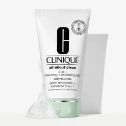 CLINIQUE Nettoyant Visage|All About Clean                Gelée Nettoyante + Exfoliante 2-en-1