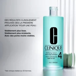 CLINIQUE Lotion & Soin Préparateur|Clarifying Lotion                Lotion Exfoliante 4 - Peaux grasses