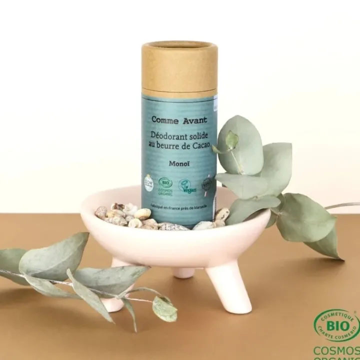 Comme Avant Eau De Soin & Déodorant|Déodorant Solide Au Beurre De Cacao Monoï