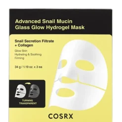 Cosrx Masque|Bave d'Escargot Masque Hydrogel à la Bave d'Escargot