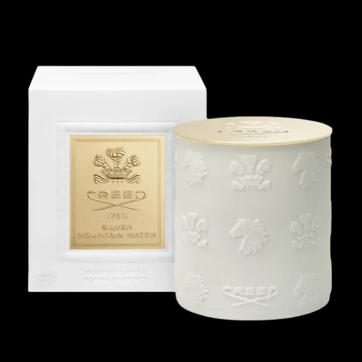Homme CREED Bougie Parfumée|Gamme Complémentaire Parfumée|Silver Mountain Water Bougie Parfumée