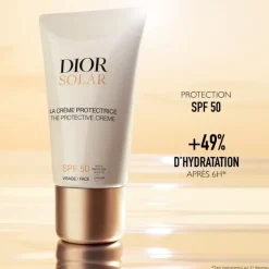 DIOR Protecteur Solaire|Solar                La Crème Protectrice VIsage SPF 50 Crème Solaire Visage Haute Protection