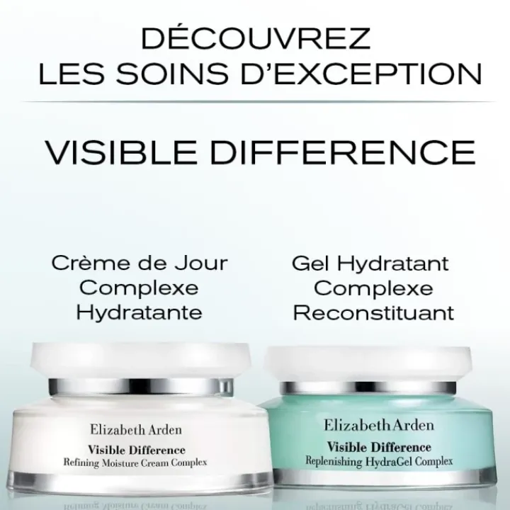 Elizabeth Arden Soin Jour & Nuit|Visible Difference Gel hydratant complexe reconstituant