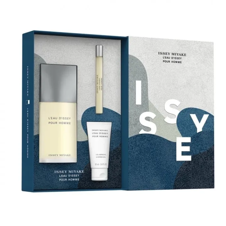 Homme Issey Miyake Coffrets Pour Lui|Coffret Parfum Homme|L'Eau d'Issey pour Homme Coffret Eau de Toilette 125 ml