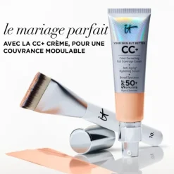 It Cosmetics Accessoires Maquillage|Pinceau Heavenly Luxe n°10                Pinceau Spatule Lissant Teint Parfait