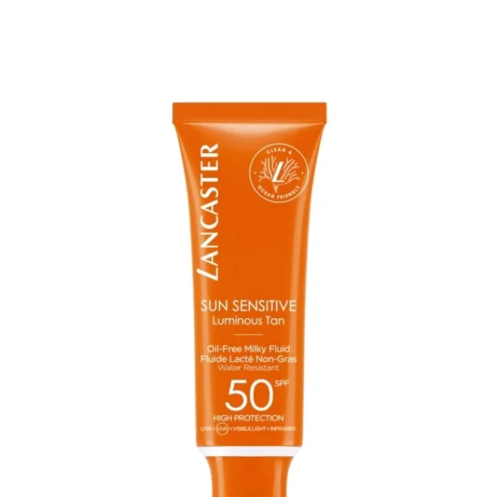 LANCASTER Protecteur Solaire|Sun Sensitive Fluide Lacté Non-Gras Visage SPF50