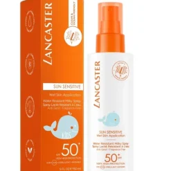 LANCASTER Protecteur Solaire|Sun Sensitive                Spray Lacté Pour Enfants Visage & Corps SPF50+