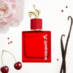 Le Coq Sportif Parfum Naturel & Eco-Responsable|Rouge Énergie                Eau de Parfum Rechargeable