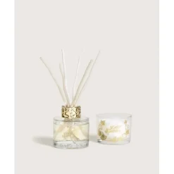 Maison Berger Paris Coffret Maison|Bougie Parfumée|Duo mini Bouquet & Bougie Lolita Lempicka Transparent                Coffret Parfum d'intérieur