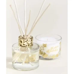 Maison Berger Paris Coffret Maison|Bougie Parfumée|Duo mini Bouquet & Bougie Lolita Lempicka Transparent                Coffret Parfum d'intérieur