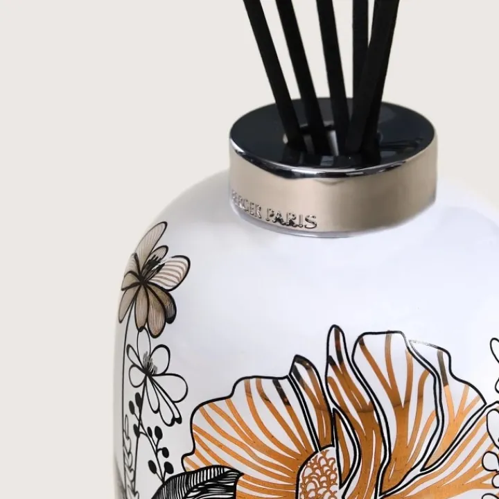 Maison Berger Paris Parfum D'Ambiance & Diffuseur D'Intérieur|Porcelaine Blanche Végétale Bouquet Parfumé