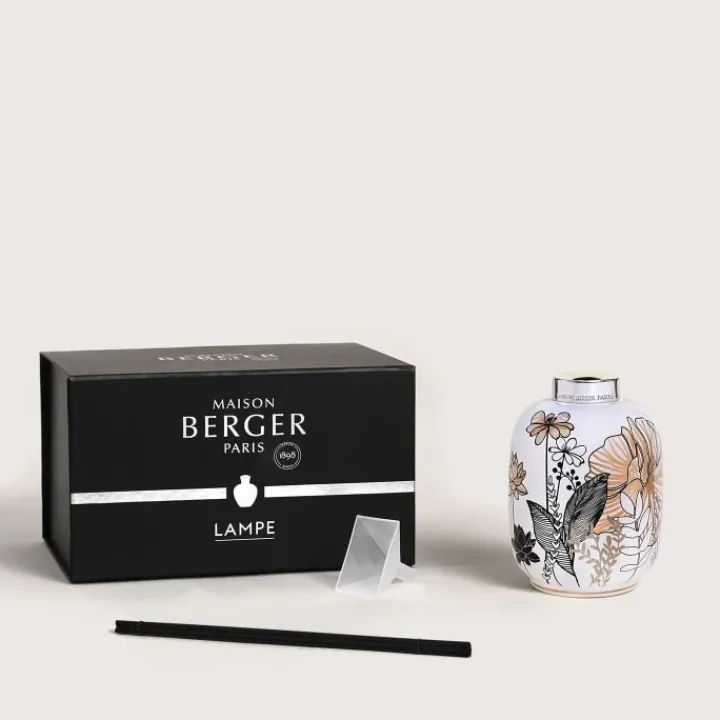 Maison Berger Paris Parfum D'Ambiance & Diffuseur D'Intérieur|Porcelaine Blanche Végétale Bouquet Parfumé