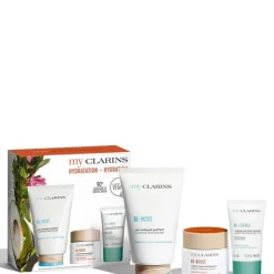 CLARINS Coffrets Pour Elle|My                Coffret Soin Visage - Routine Peau Nettoyée, Hydratée, Repulpée