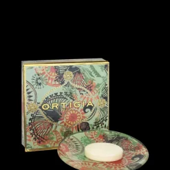 Ortigia Sicilia Accessoires Maison|Fico d'India                Assiette en Verre & Savon