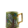 Ortigia Sicilia Accessoires Maison|Jungle Green                Mug en Céramique