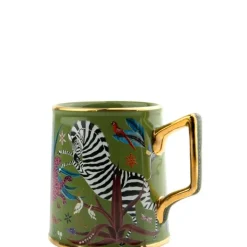Ortigia Sicilia Accessoires Maison|Jungle Green                Mug en Céramique