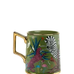 Ortigia Sicilia Accessoires Maison|Jungle Green                Mug en Céramique
