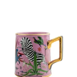 Ortigia Sicilia Accessoires Maison|Jungle Pink                Mug en Céramique