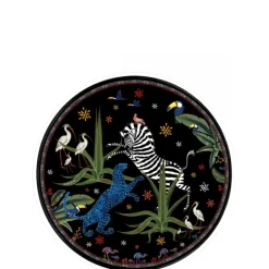 Ortigia Sicilia Accessoires Maison|Jungle                Plateau en Laque