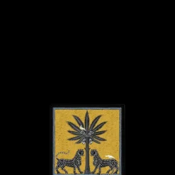 Ortigia Sicilia Accessoires Maison|Sahara                Plateau Carré en Laque