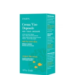 Pupa Après-Soleil|Crème Après-Soleil Multifonction Pour le Visage, Cou & Décolleté                Hydratante & Reconstituante