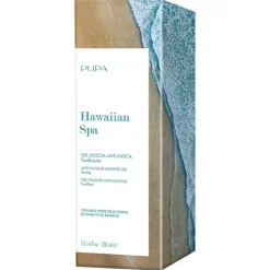 Pupa Gommage & Bain|Hawaiian Spa                Gel Douche Anti-Fatigue A Base de Sel Vert d’Hawaï et Extrait de Bambou