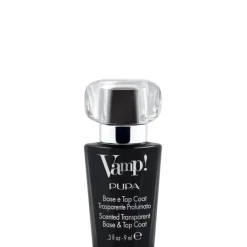 Pupa Base & Top Coat|Vamp! Base et Top Coat Transparent et Parfumé                Base et Top Coat transparent et parfumé, fragrance noire