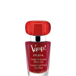 Pupa Vernis À Ongles|Vamp! Vernis à Ongles Parfumé Effett Gel                Vernis parfumé effet gel à la fragrance rouge