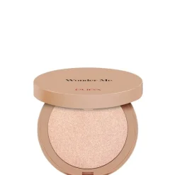 Pupa Poudre|Wonder Me Glow Enlumineur Compact pour le Visage Zéro Effet Poudre