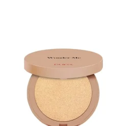 Pupa Poudre|Wonder Me Glow                Enlumineur Compact pour le Visage Zéro Effet Poudre