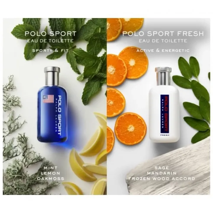 Homme Ralph Lauren Eau De Toilette|Polo Sport Fresh Eau de Toilette