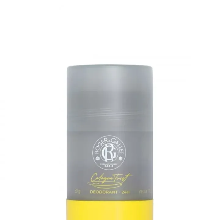 Homme Roger&Gallet Eau De Soin & Déodorant Homme|Gamme Complémentaire Parfumée|Cologne Twist Déodorant 24h Stick