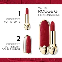GUERLAIN Rouge À Lèvres & Laque|Rouge G de Majestic Feathers La Recharge - Le Rouge à Lèvres Soin Personnalisable - Édition limitée