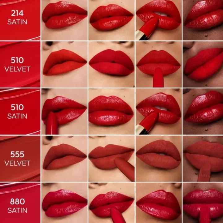 GUERLAIN Rouge À Lèvres & Laque|Rouge G de Majestic Feathers La Recharge - Le Rouge à Lèvres Soin Personnalisable - Édition limitée