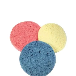 Samsar Accessoire Soin|Éponges Végétales Colorées                A Démaquiller